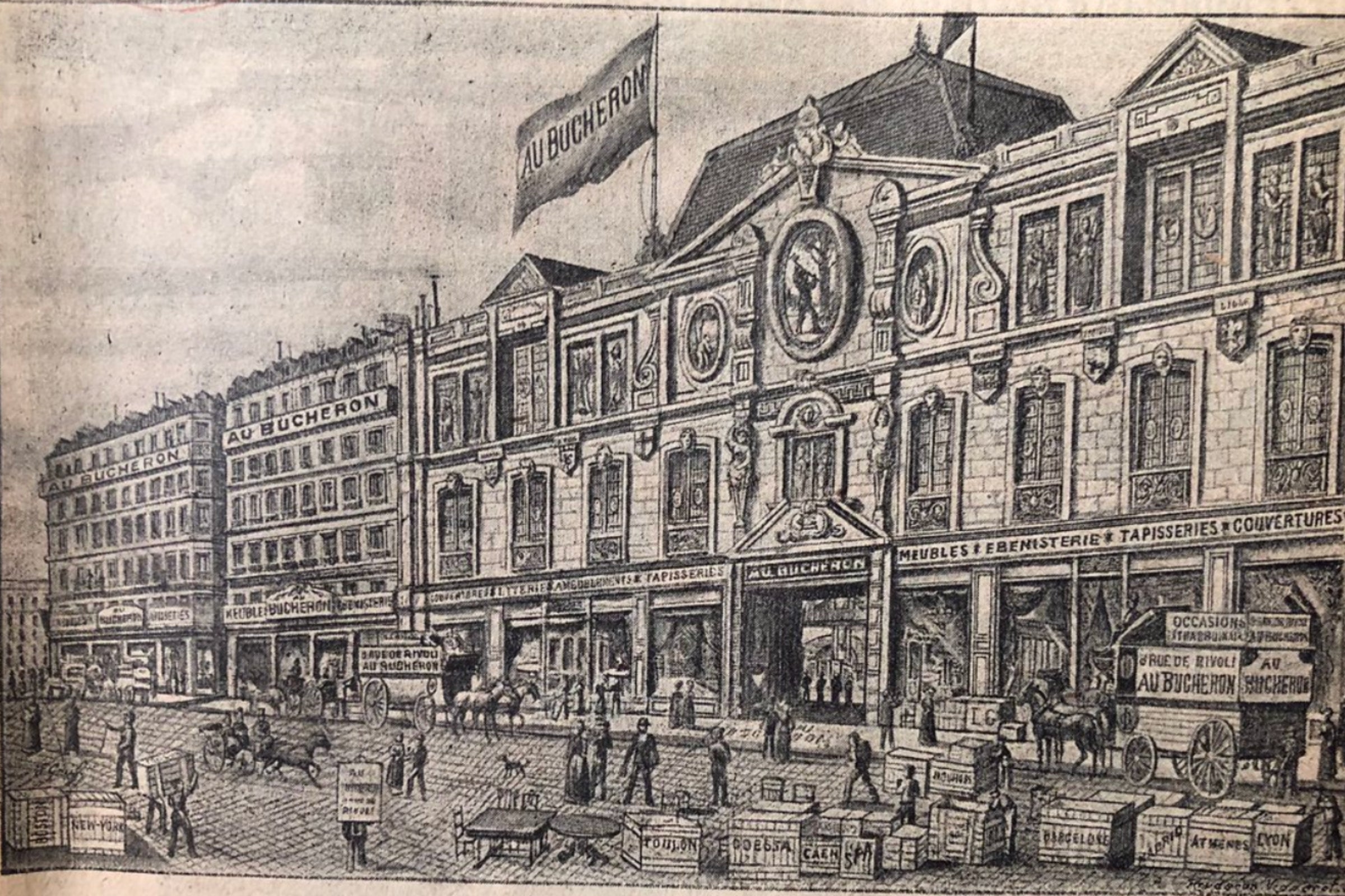 From Rue de Rivoli: The Story Behind the Name Au Bûcheron