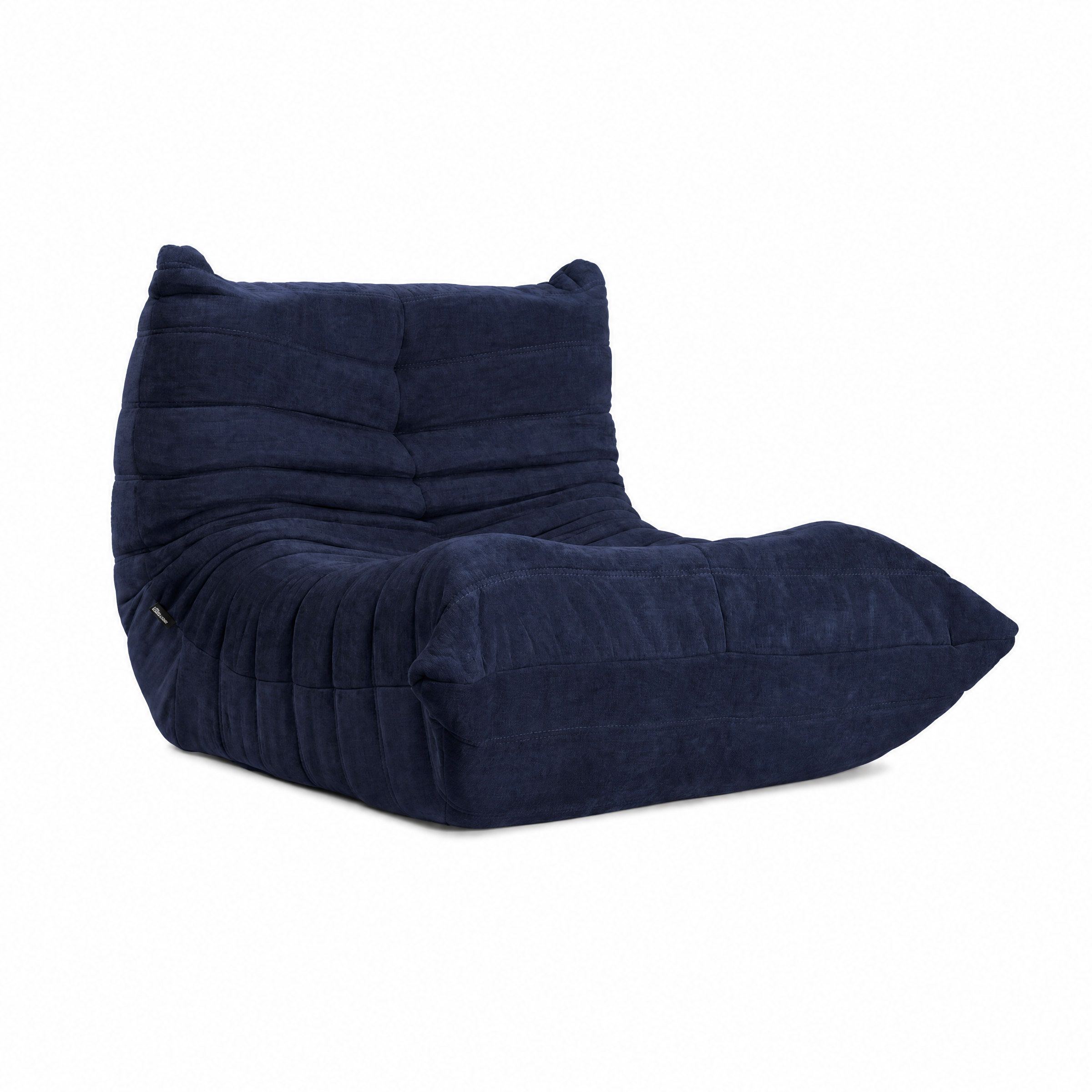 Plissé Fireside Chair in Midnight Blue