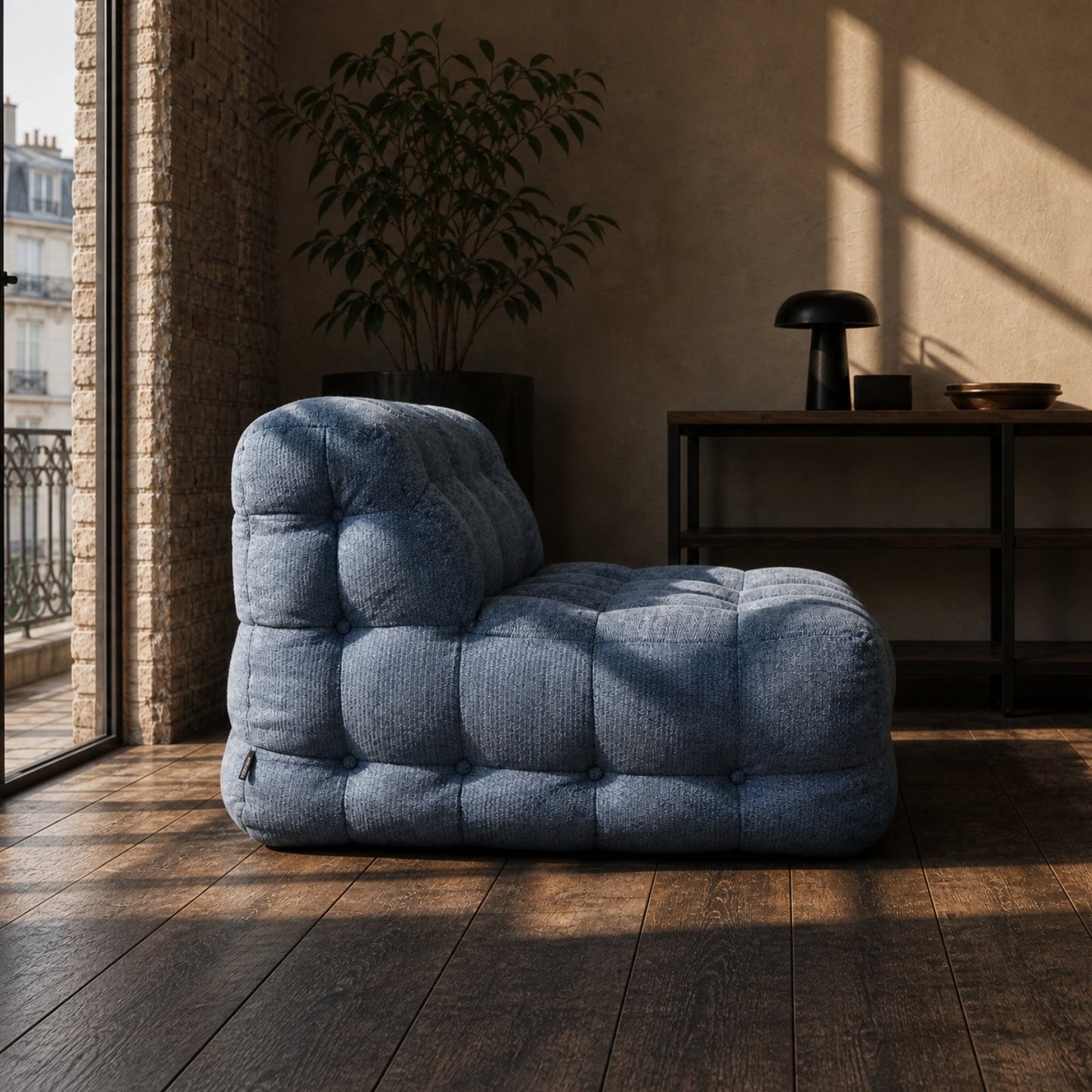 Form Lounge Chair in Storm Blue