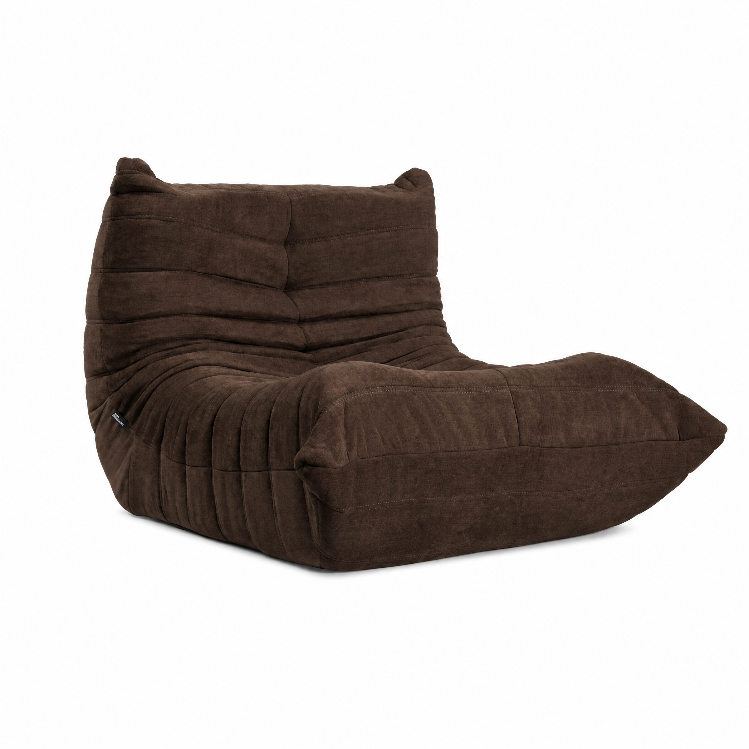 Plissé Fireside Chair in Espresso Brown