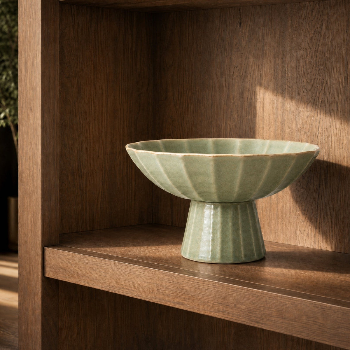 Column Bowl - Moss Green