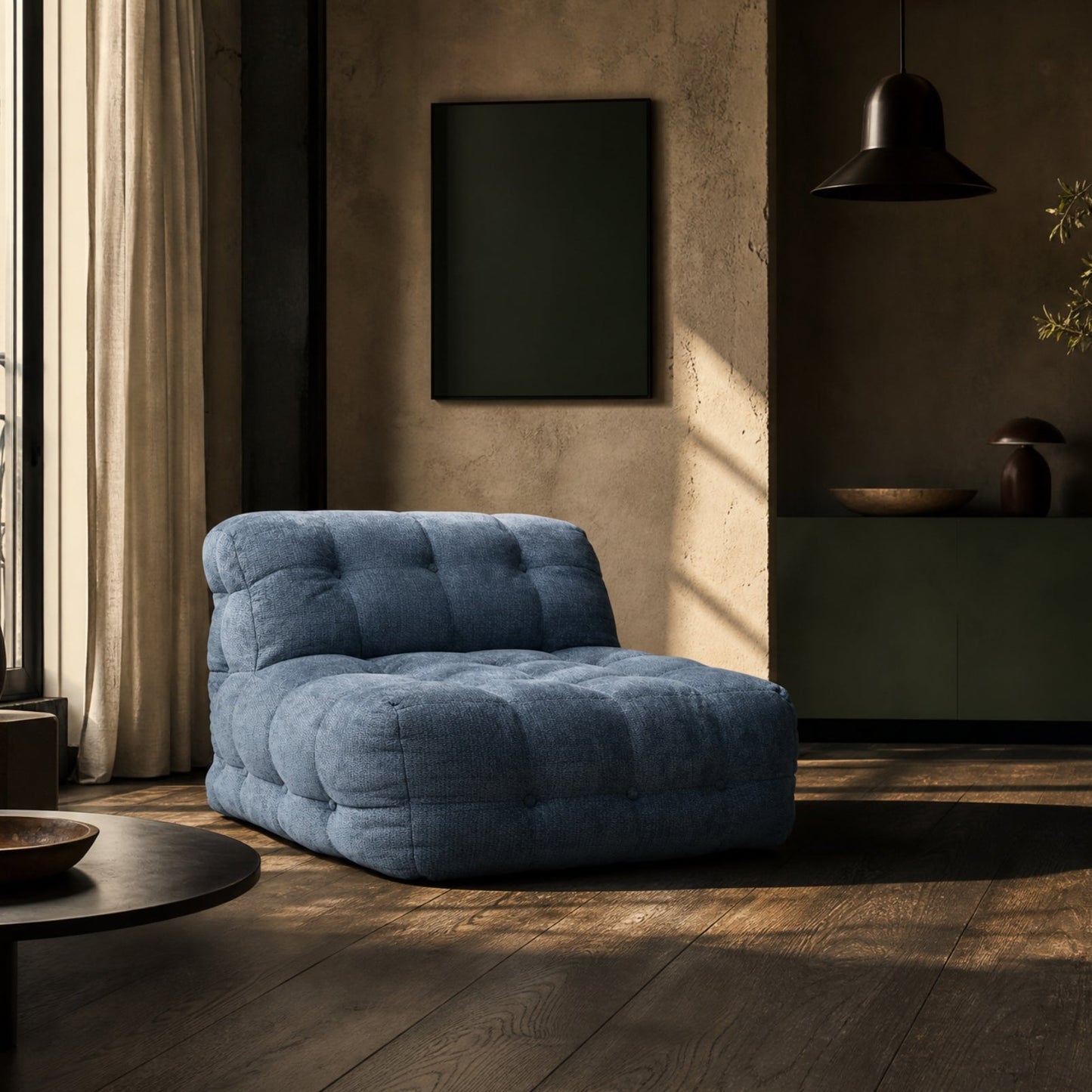 Form Lounge Chair in Storm Blue