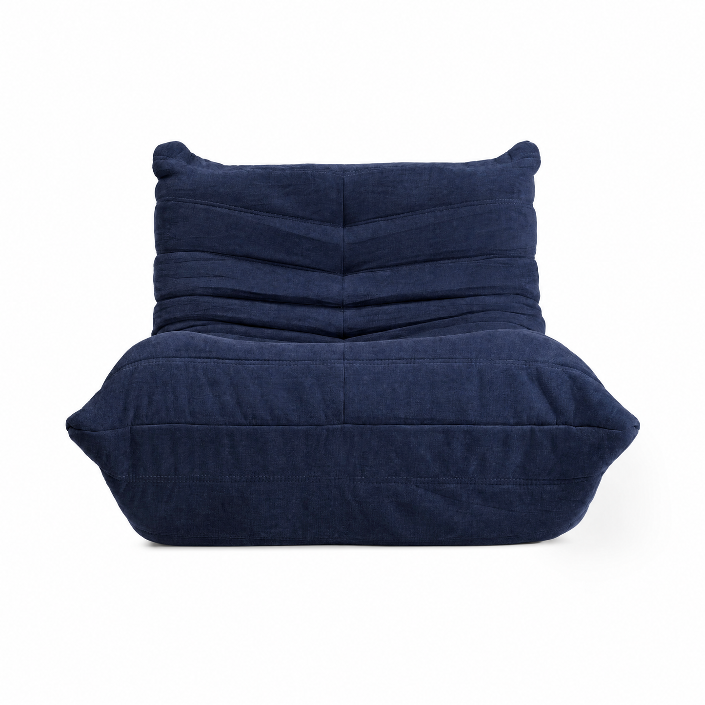 Plissé Fireside Chair in Midnight Blue