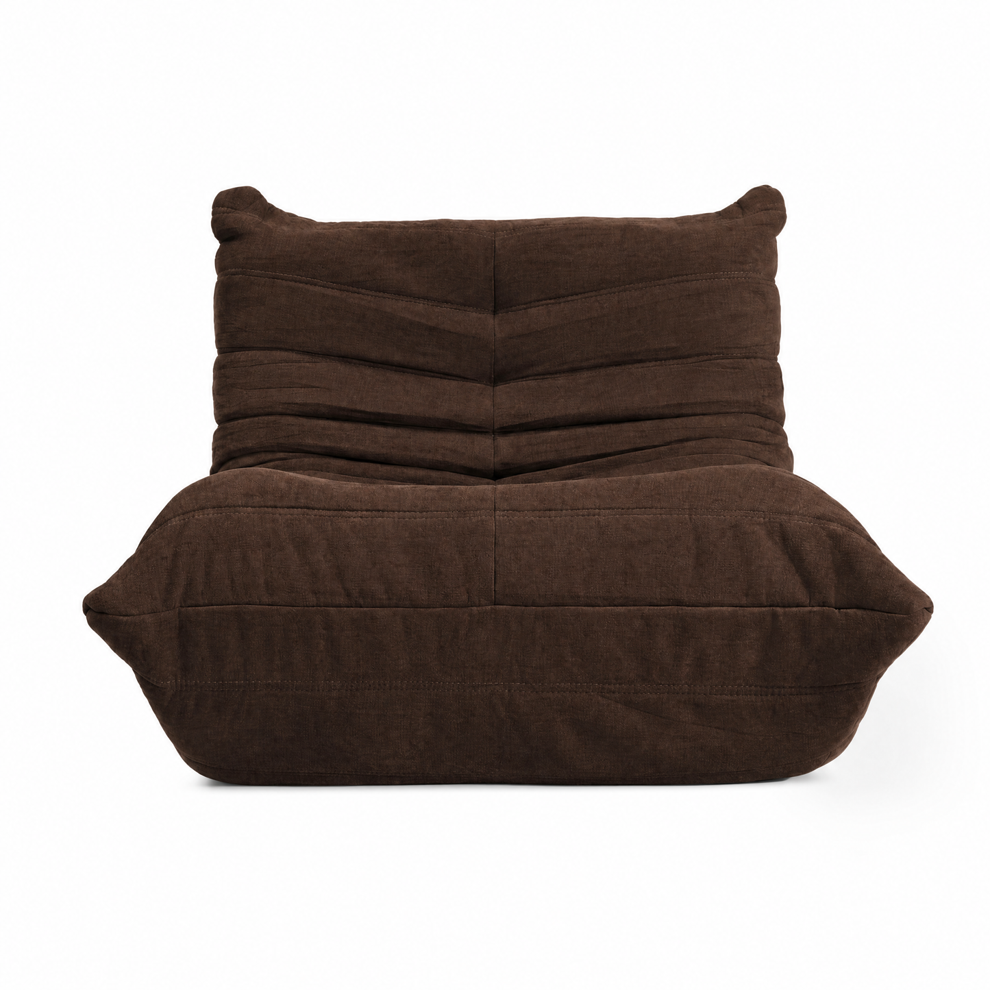 Plissé Fireside Chair in Espresso Brown