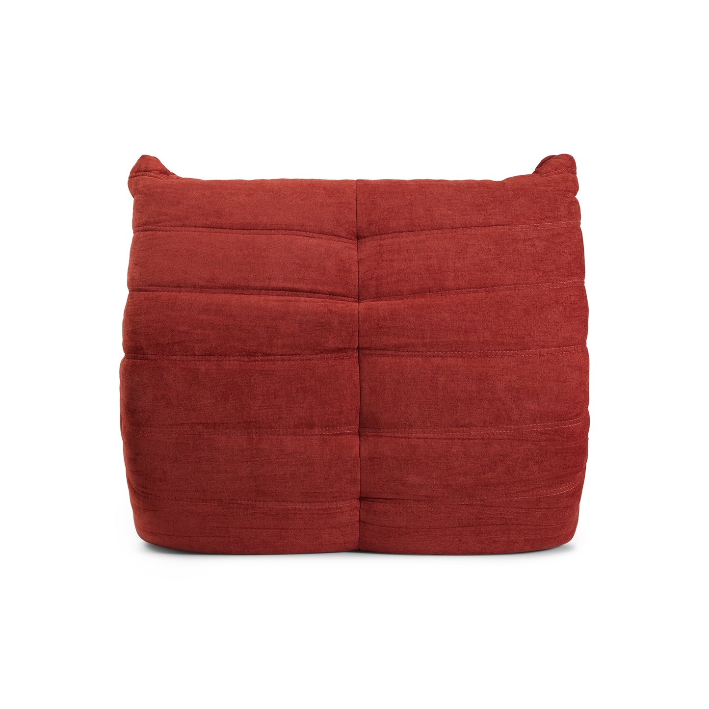 Plissé Fireside Chair in Saddle Brown