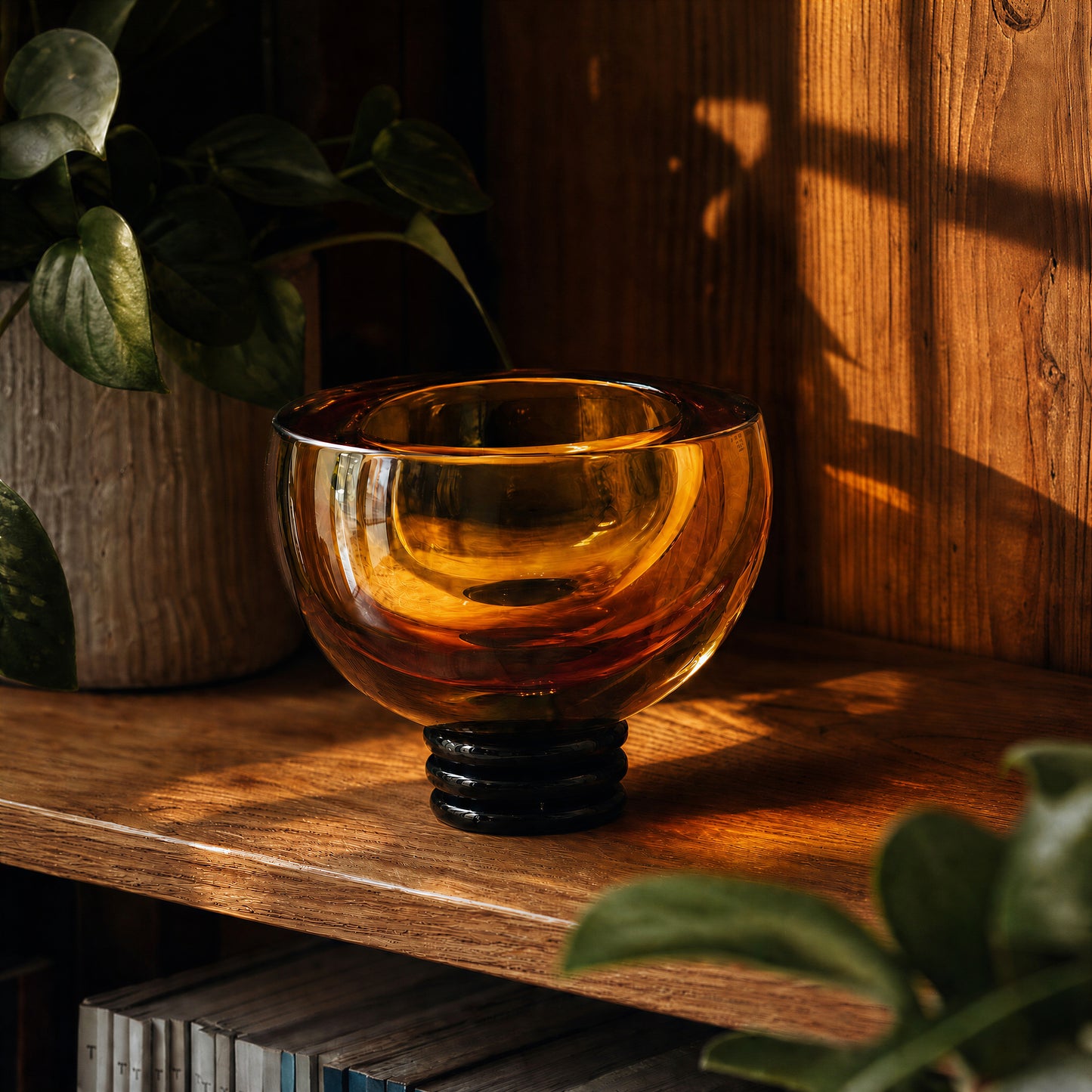 Core Glass Bowl - Amber