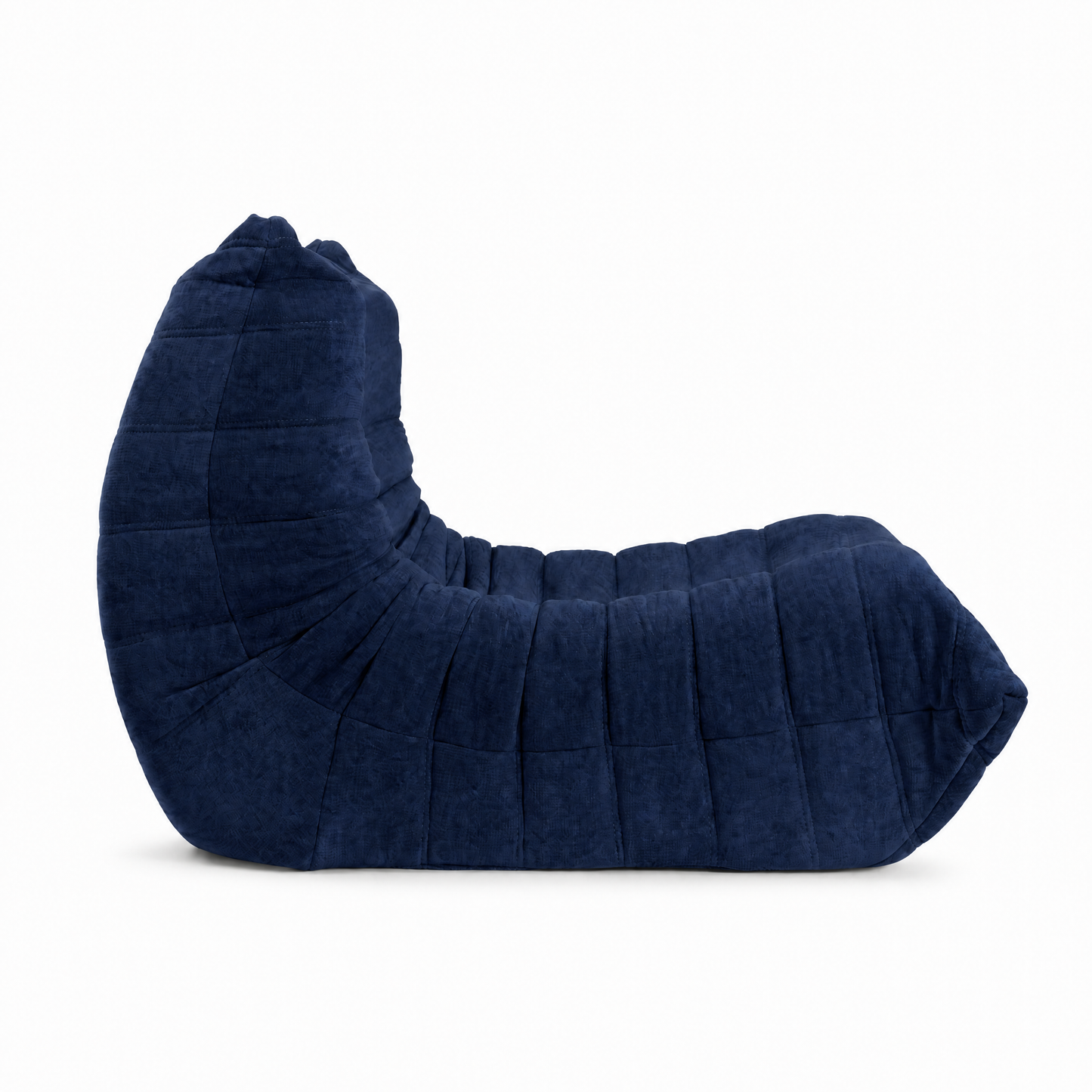 Plissé Fireside Chair in Midnight Blue