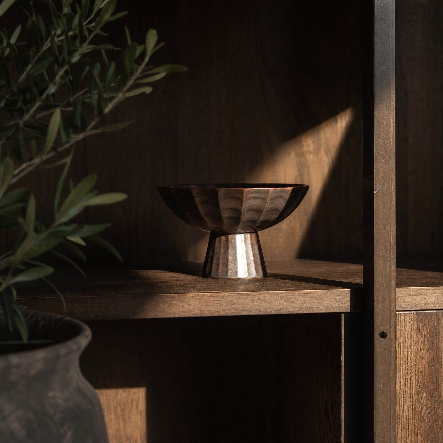 Column Bowl - Earth Brown