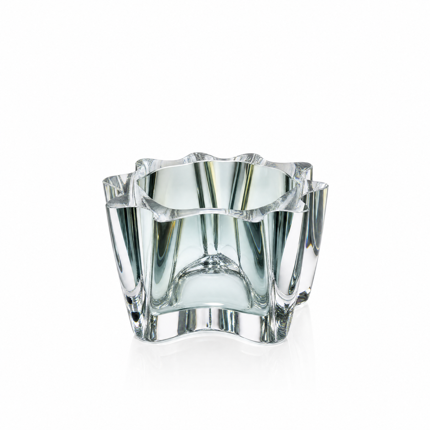 Fold Small Glass Bowl - Clear