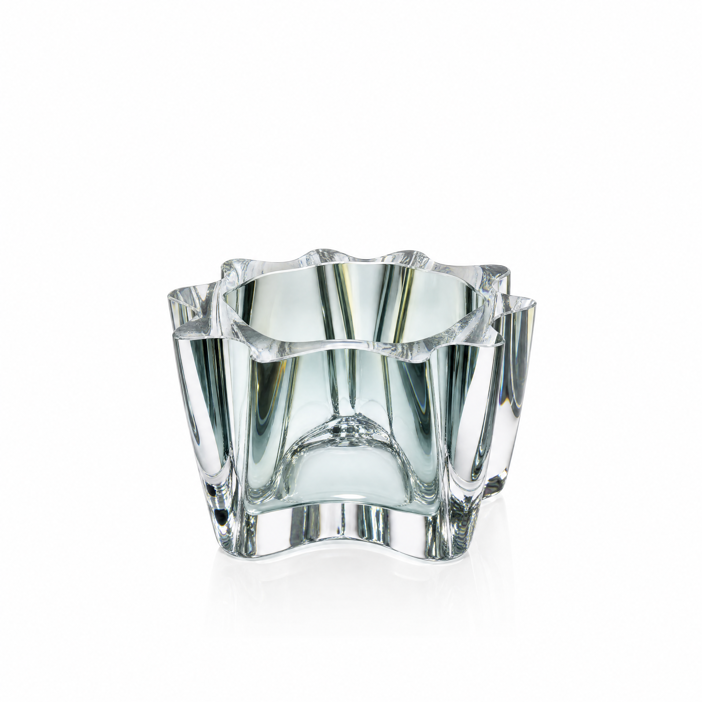 Fold Small Glass Bowl - Clear