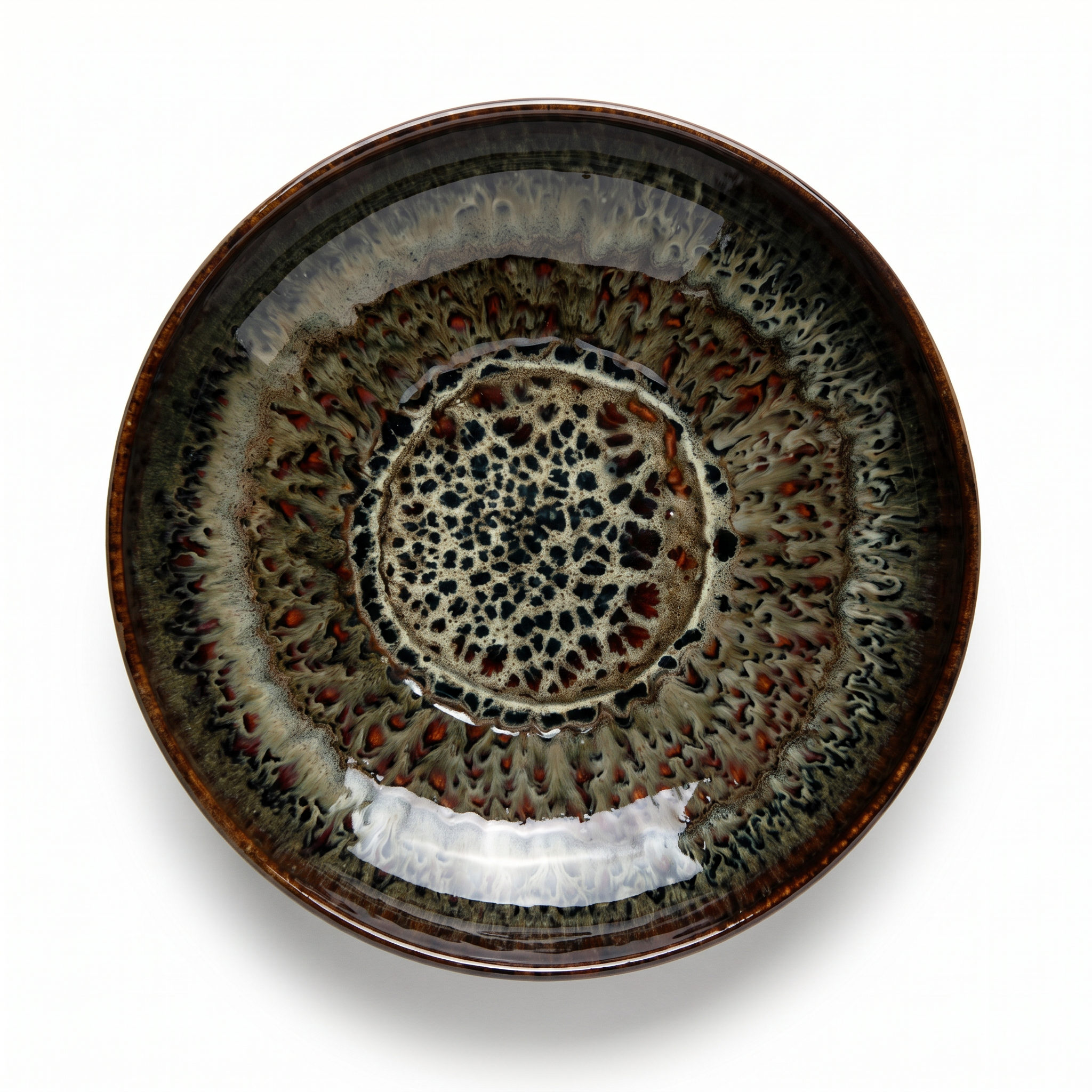 Edge Bowl - Moss Brown