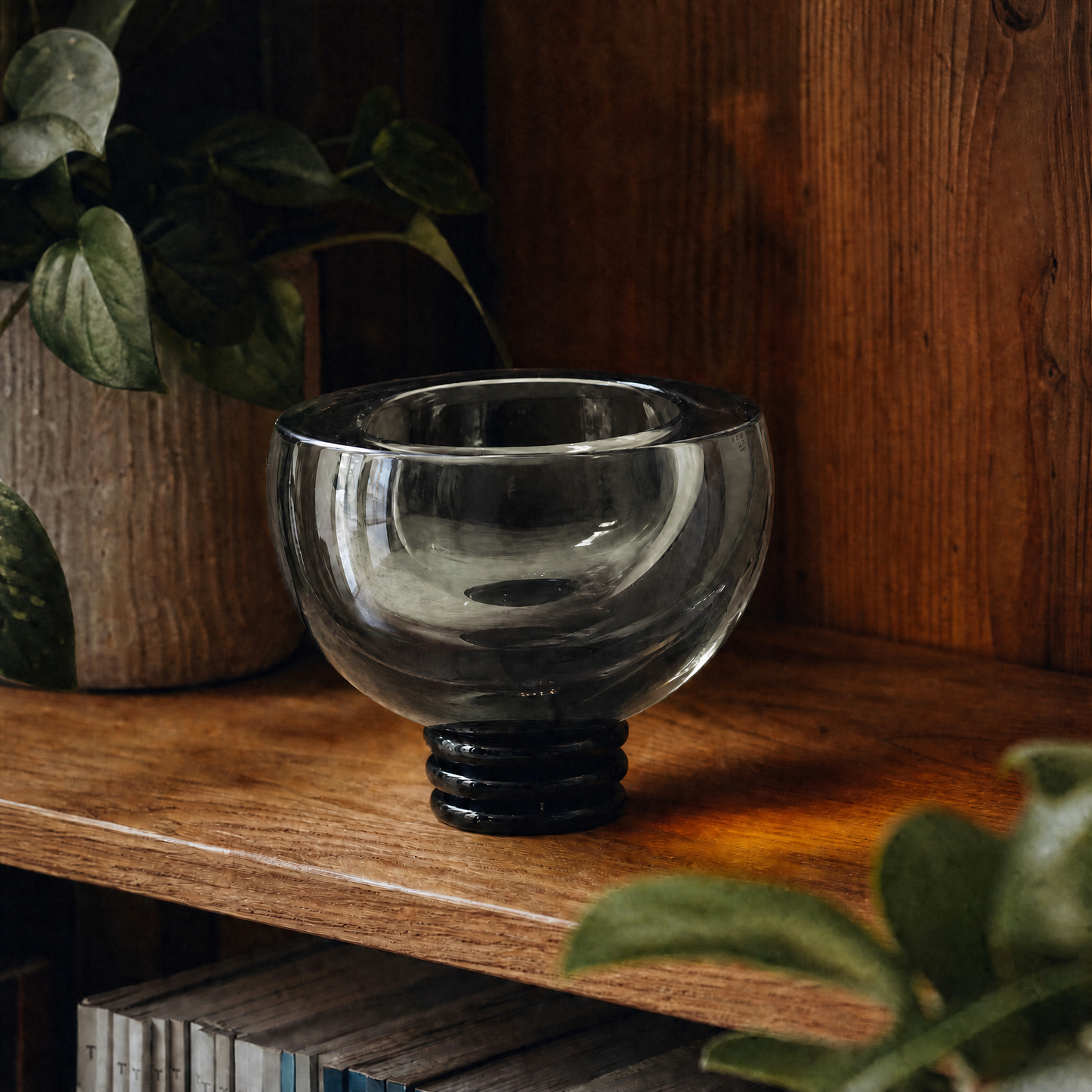 Core Glass Bowl - Charcoal Grey